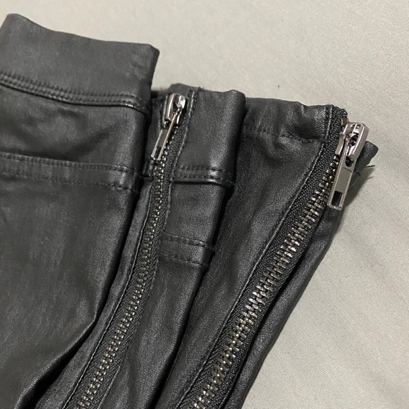 Forever 21 Faux Leather Pants, Black, Small - Picture 6 of 6